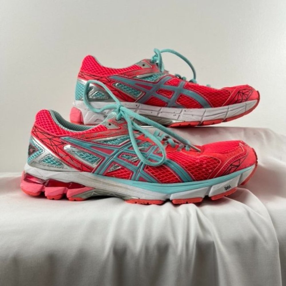 Asics GT-1000 Pink Blue Running Shoes